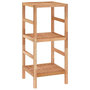 Voir la diapositive 2 : VIDAXL Etagere de salle de bain 35,5x35,5x79 cm Bois massif de noyer