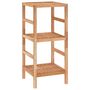 Voir la diapositive 2 : VIDAXL Etagere de salle de bain 35,5x35,5x79 cm Bois massif de noyer