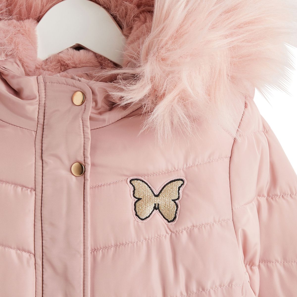 IN EXTENSO Manteau long avec capuche fille