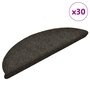 Voir la diapositive 1 : VIDAXL Tapis d'escalier auto-adhesifs 30 pcs anthracite 56x17x3 cm