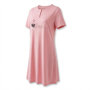 Voir la diapositive 1 : OZABI OZABI Chemise de Nuit Femme Microfibre LOVE Manches Courtes