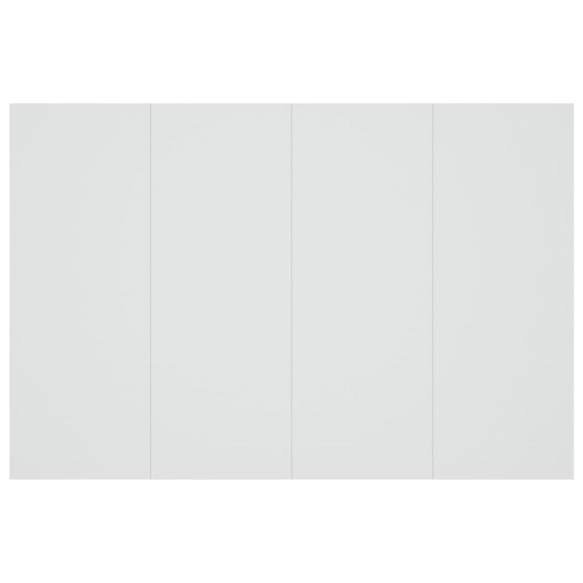 VIDAXL Tete de lit Blanc 120x1,5x80 cm Bois d'ingenierie