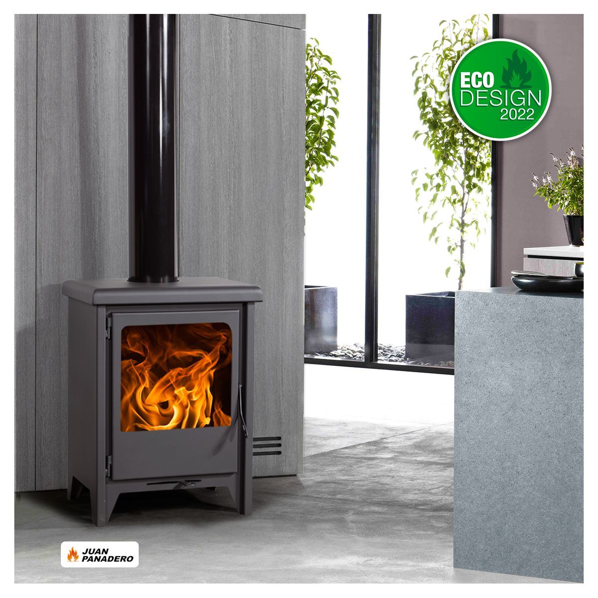 Juan Panadero Poêle à bois 7,4 Kw - LILLE PREMIUM