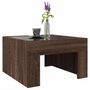 Voir la diapositive 5 : VIDAXL Table basse avec LED infini chene marron 50x50x30 cm