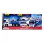 Voir la diapositive 2 : Majorette Majorette Volvo Truck with Helicopter Police 213716000