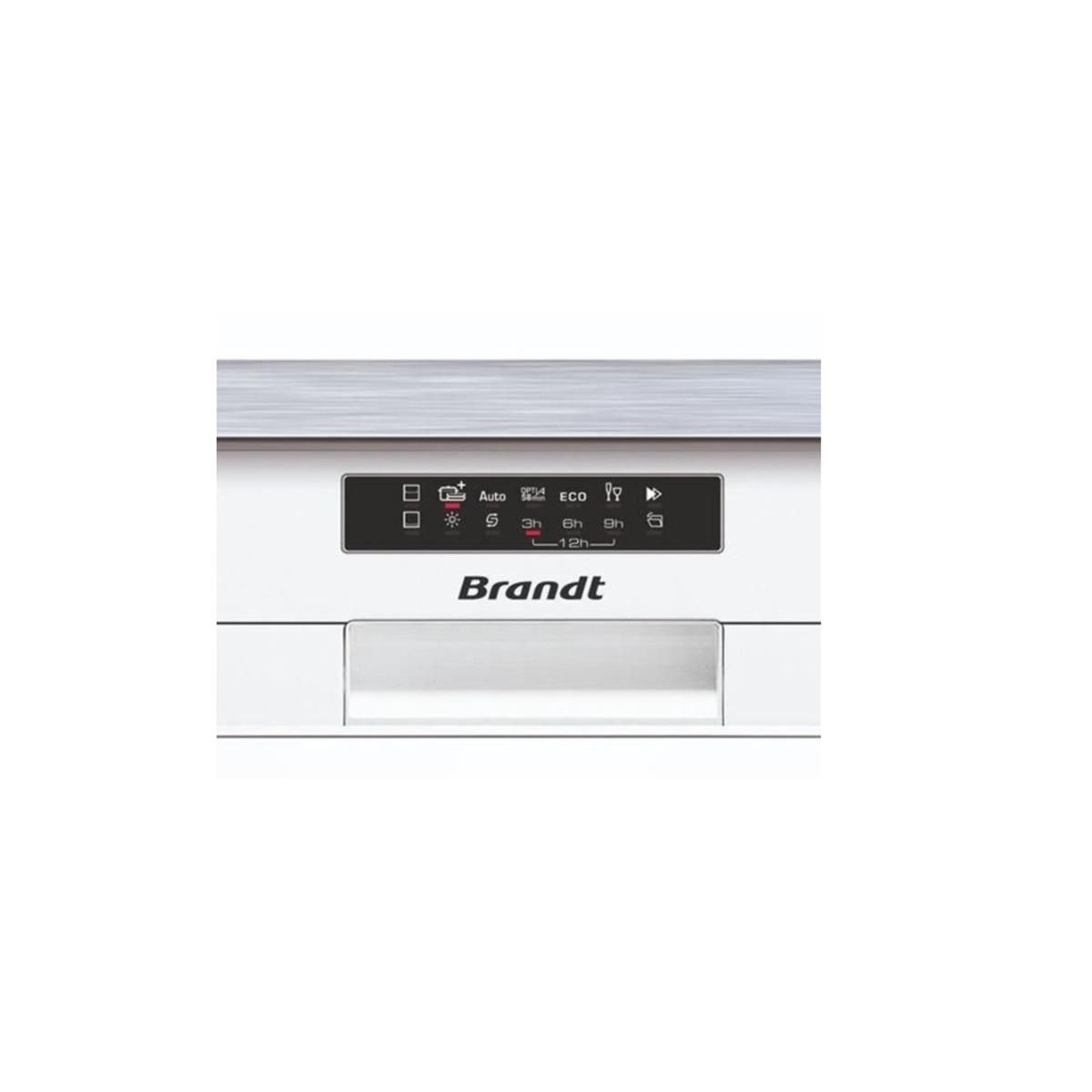 BRANDT Lave-vaisselle 60cm 44db tout intégrable - BB3424LW