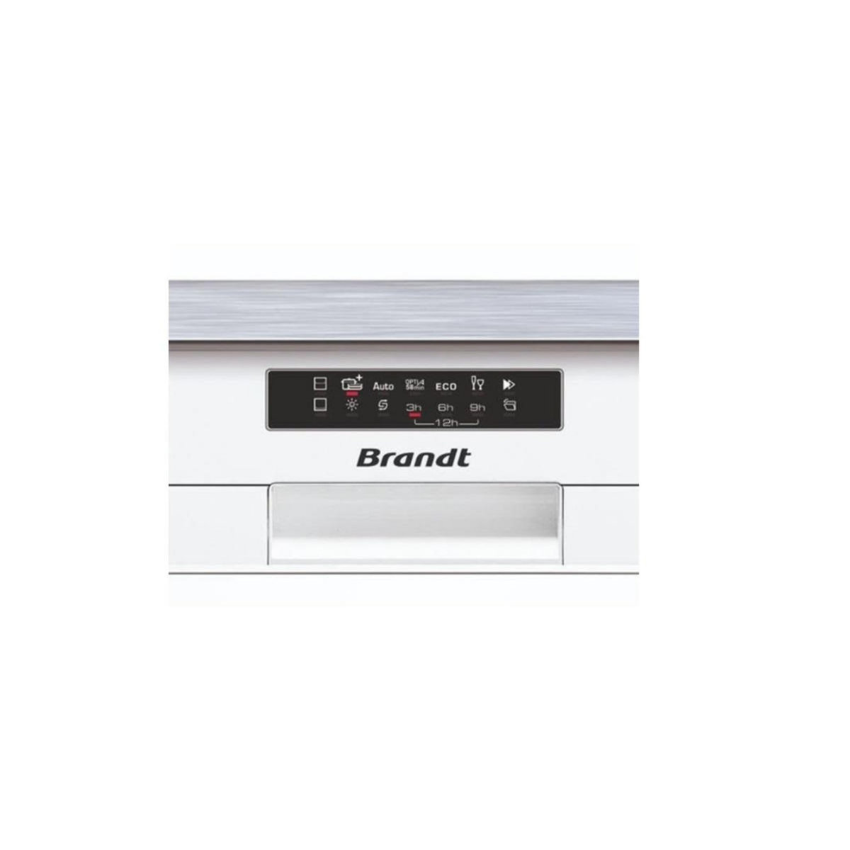 BRANDT Lave-vaisselle 60cm 44db tout intégrable - BB3424LW