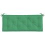 Voir la diapositive 4 : VIDAXL Coussin de banc de jardin vert 120x50x7 cm tissu oxford