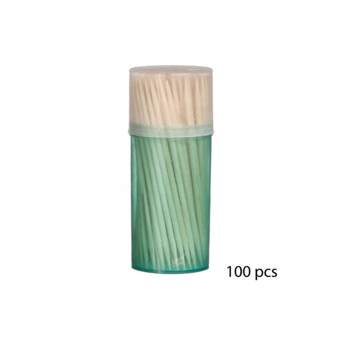 FIVE Lot de 4 Pots à Cure-Dents  Teath  6cm Multicolore