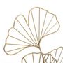 Voir la diapositive 3 : ATMOSPHERA Décoration à Poser  Feuilles Ginko  56cm Or