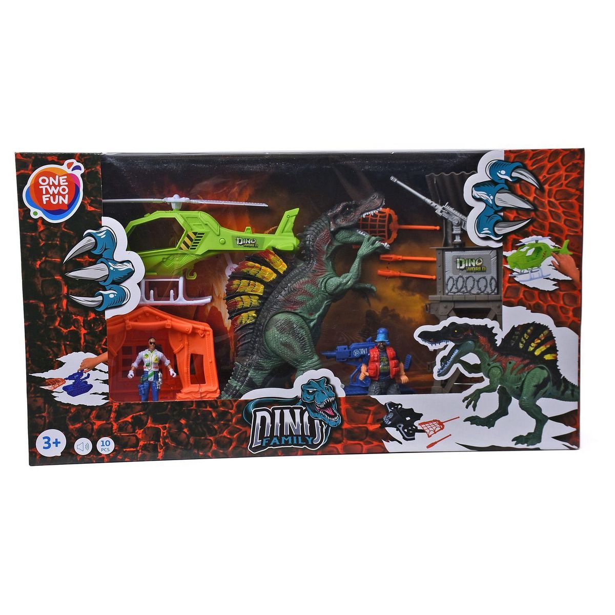 One Two Fun Coffret Dino World 