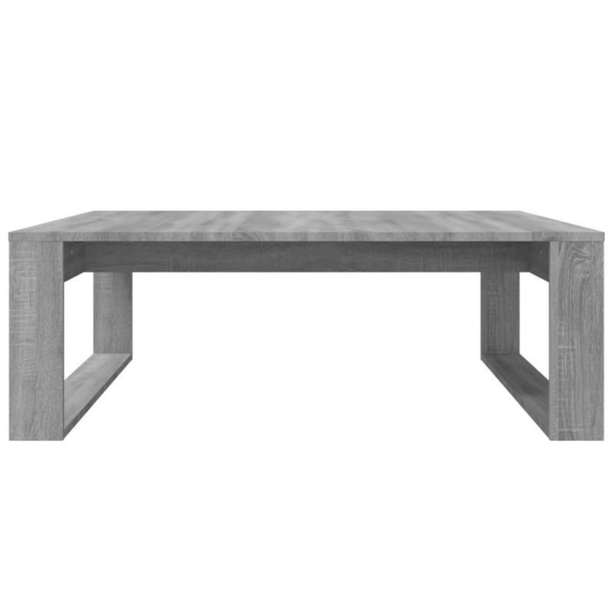 VIDAXL Table basse Sonoma gris 100x100x35 cm Bois d ingénierie