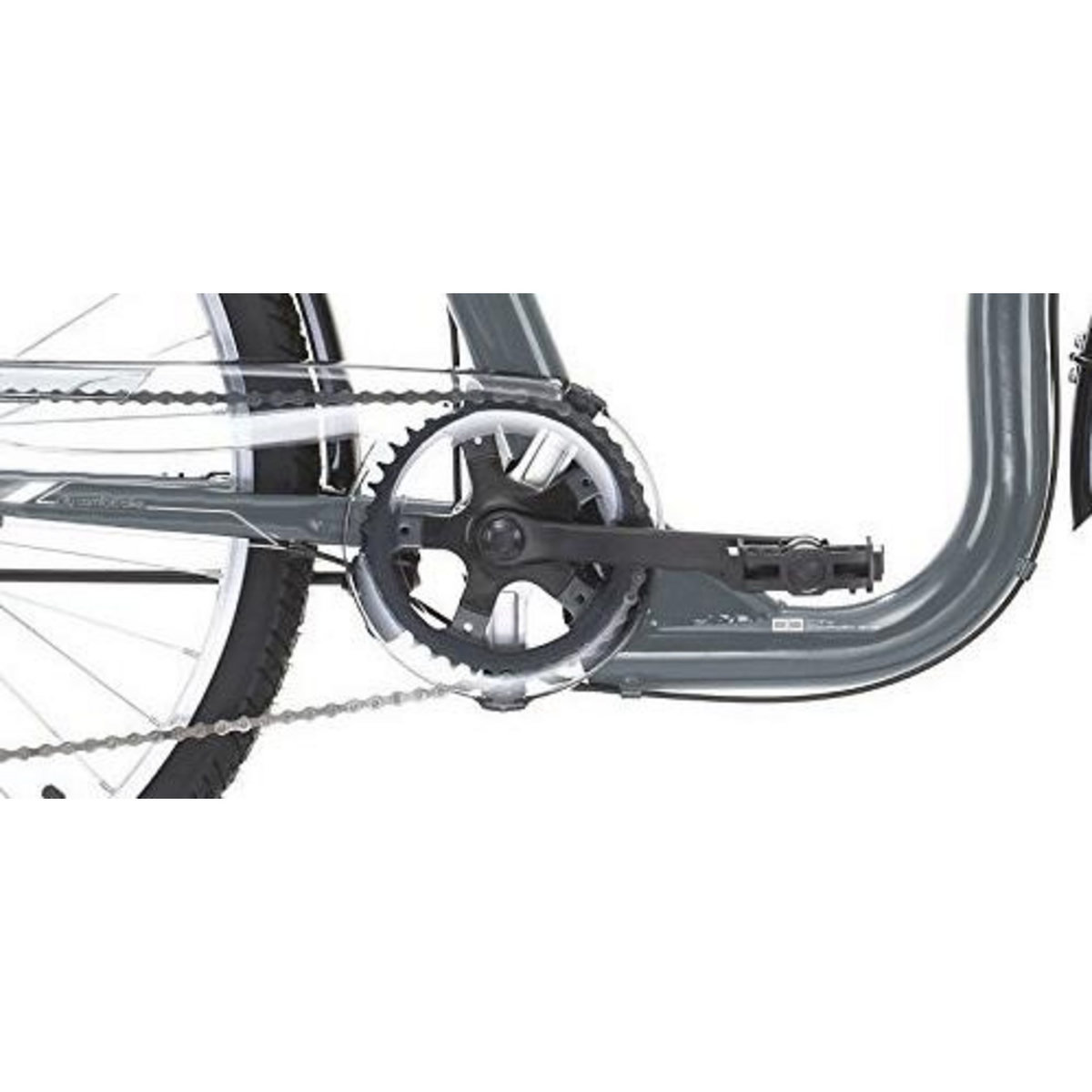 Vélo VTC 26'' Rétro City Rigide Femme Acier  Montana  - 6 vitesses - Enjambement bas – Freins V-Brake - Panier avant - Porte bagages