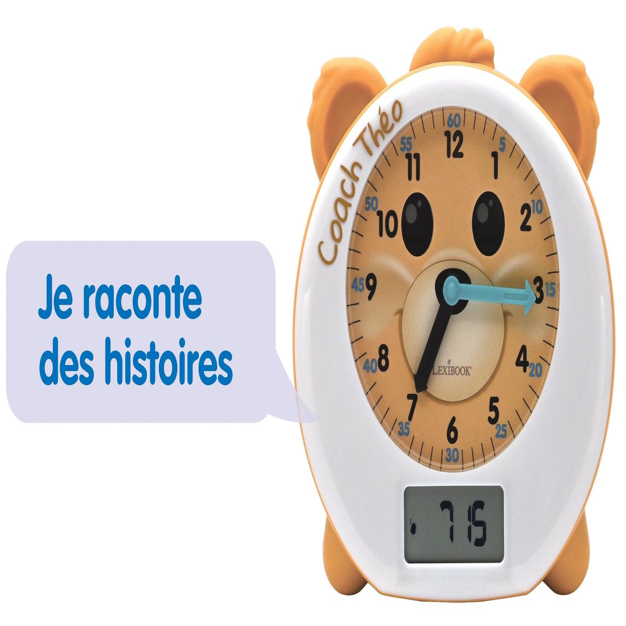 Voir la diapositive 5 : Lexibook THEO mon Réveil Éducatif Coach de Sommeil (Français)