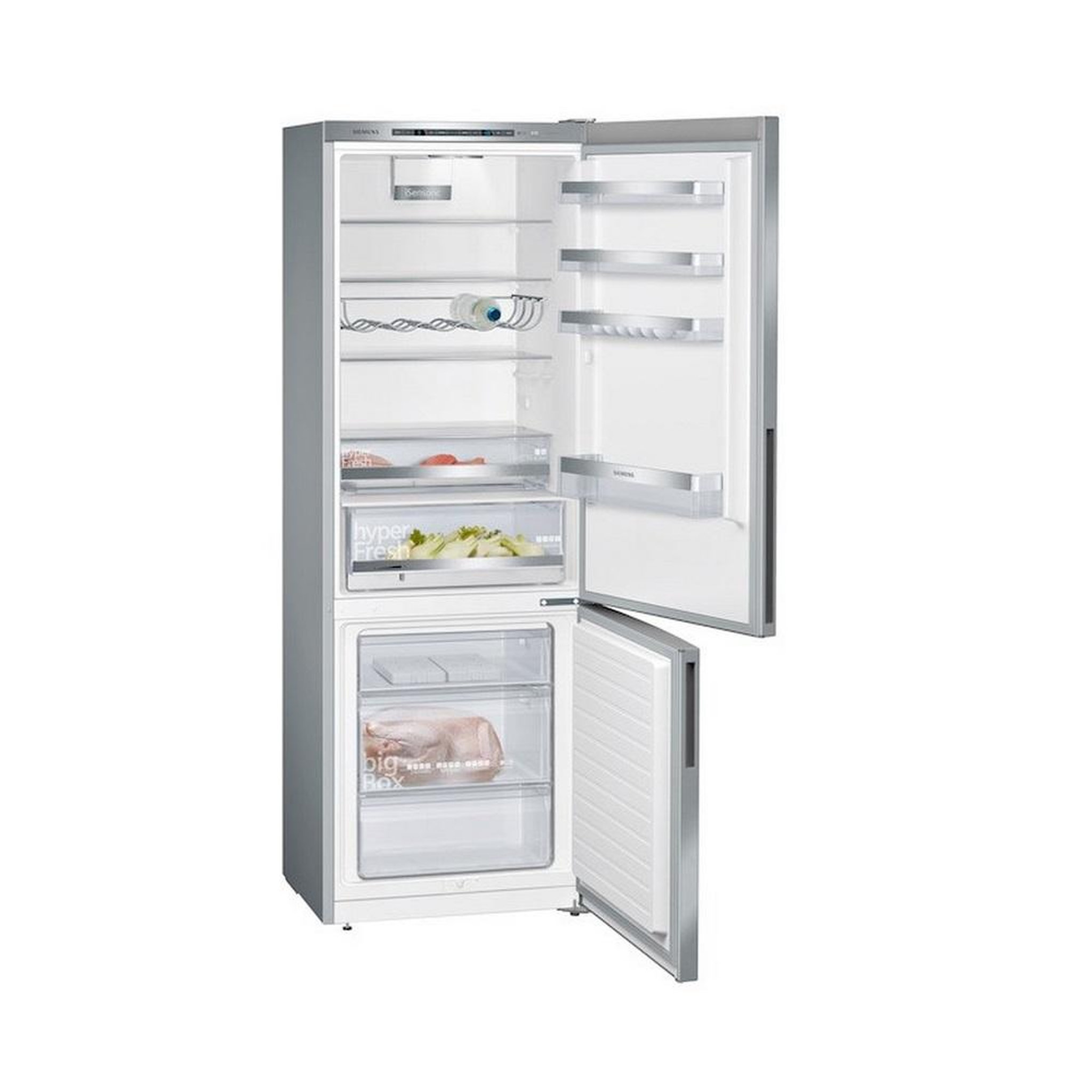 Voir la diapositive 3 : Siemens Réfrigérateur combiné 70cm 413 lowfrost inox - KG49EAICA