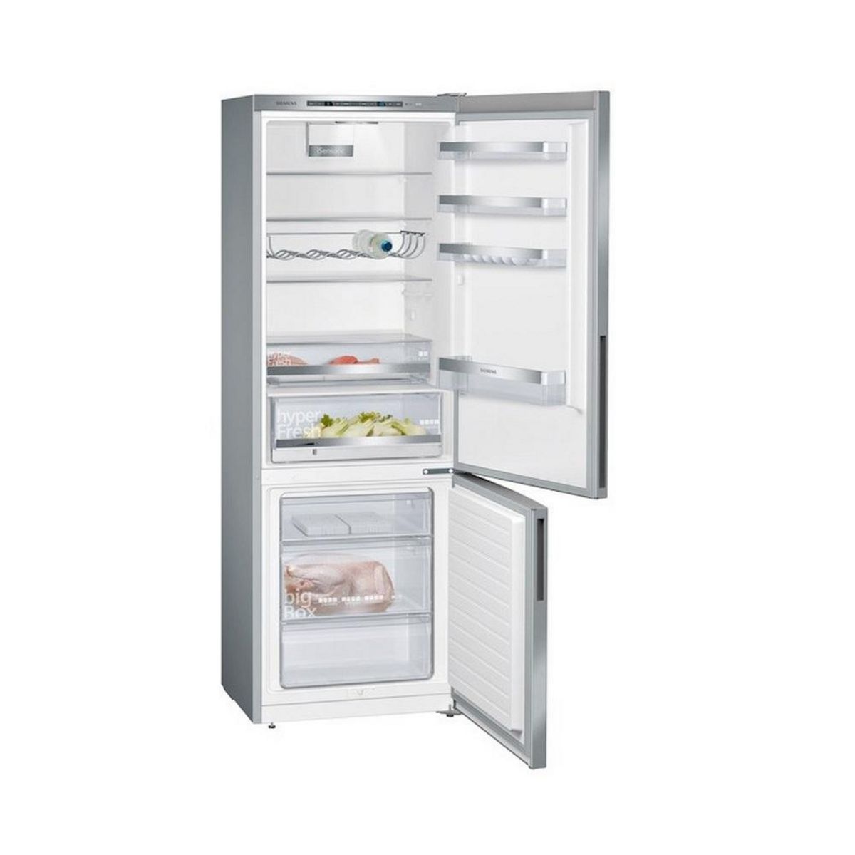 Siemens Réfrigérateur combiné 70cm 413 lowfrost inox - kg49eaica