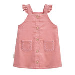 Petit Béguin Robe bébé en velours côtelé Rosa. Coloris disponibles : Rose