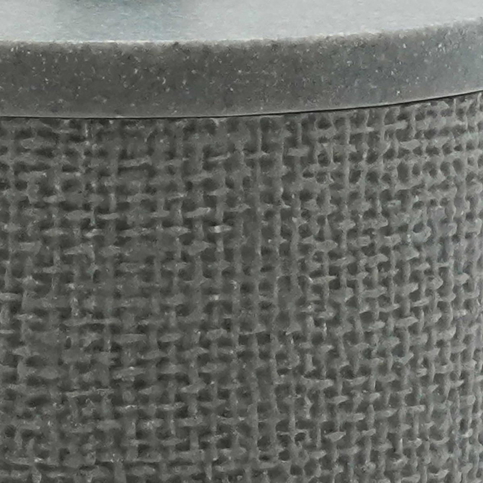 Voir la diapositive 3 : Douceur d'Intérieur Pot à cotons effet tissé  spa  10cm gris
