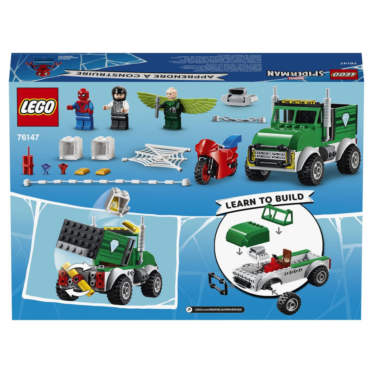 LEGO Super Héros Marvel 76147- Spiderman L'Attaque du Vautour
