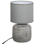 ATMOSPHERA Lampe à Poser Déco  Salta  26cm Gris