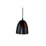 Voir la diapositive 2 : Paris Prix Lampe Suspension Design  Elda  17cm Noir