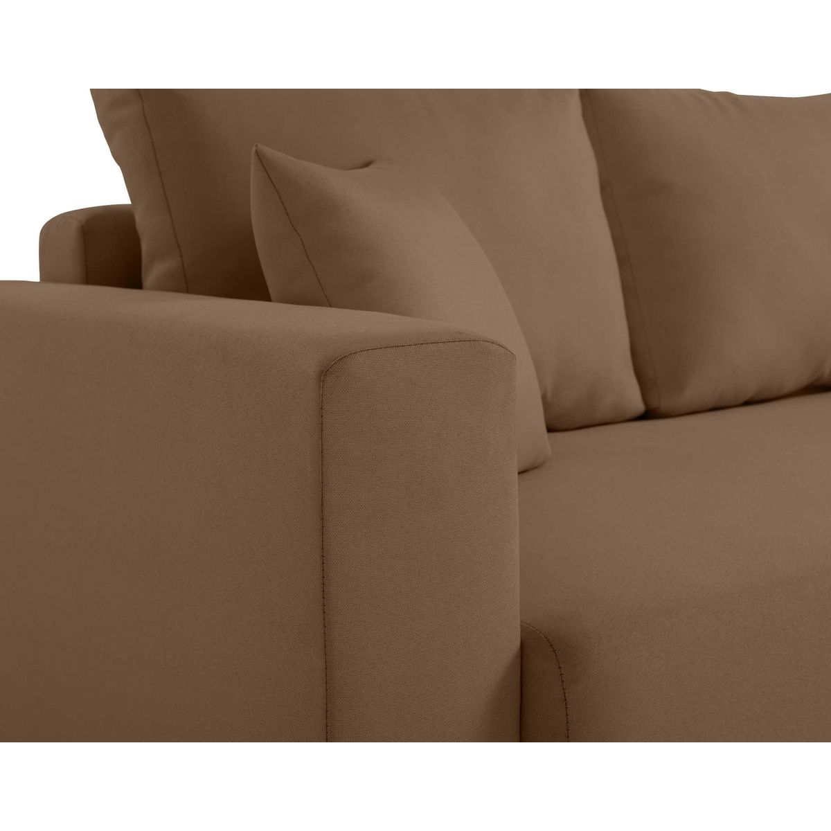 BEST MOBILIER Regala - canapé 3 places - convertible avec coffre - en tissu