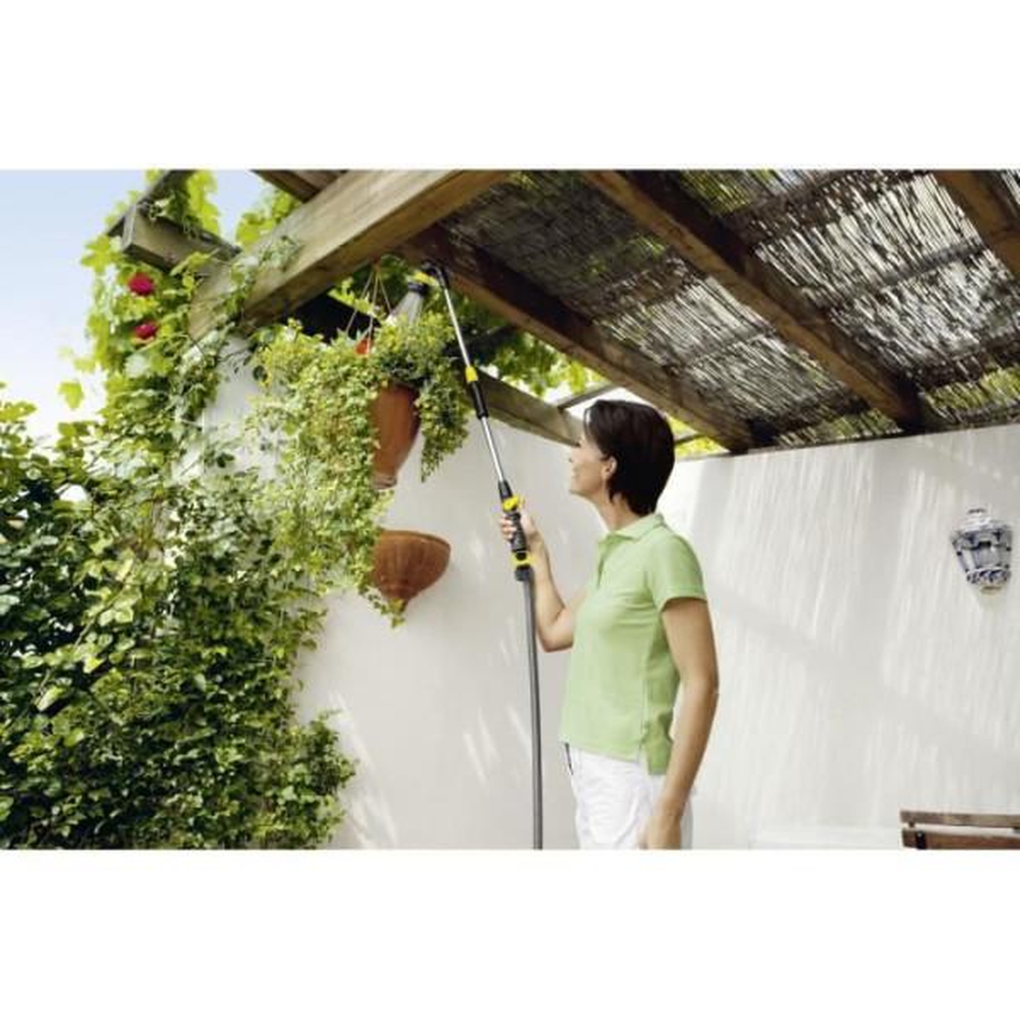 Voir la diapositive 2 : KARCHER Arroseur Lance d'arrosage télescopique Premium - KARCHER - 6 jets différents - Lance a eau