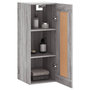 Voir la diapositive 4 : VIDAXL Armoire murale sonoma gris 34,5x34x90 cm bois d'ingenierie