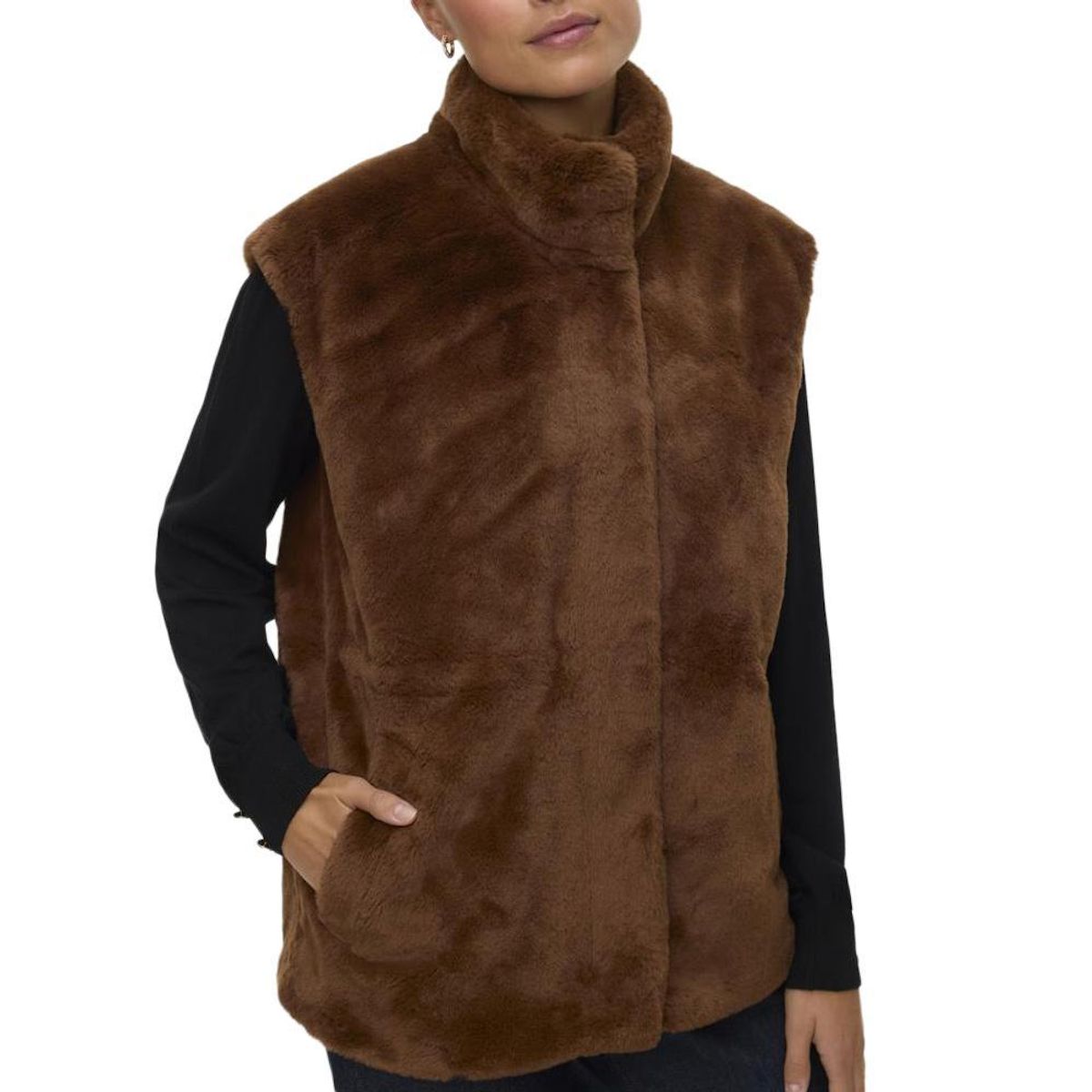 Vero Moda Gilet Fausse Fourrure  Femme Vero Moda Japoppy