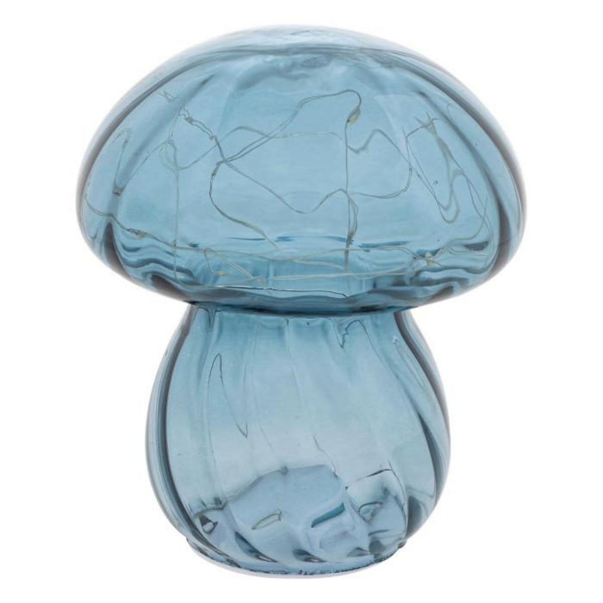 ATMOSPHERA Lampe à Poser Champignon  Malu  15cm Bleu
