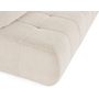 Voir la diapositive 5 : BEST MOBILIER Bowie - canapé 3 places convertible coffre + coussin rond inclus en tissu texturé