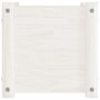 Voir la diapositive 5 : VIDAXL Jardiniere d'exterieur Blanc 31x31x31 cm Bois de pin massif