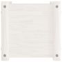 Voir la diapositive 5 : VIDAXL Jardiniere d'exterieur Blanc 31x31x31 cm Bois de pin massif