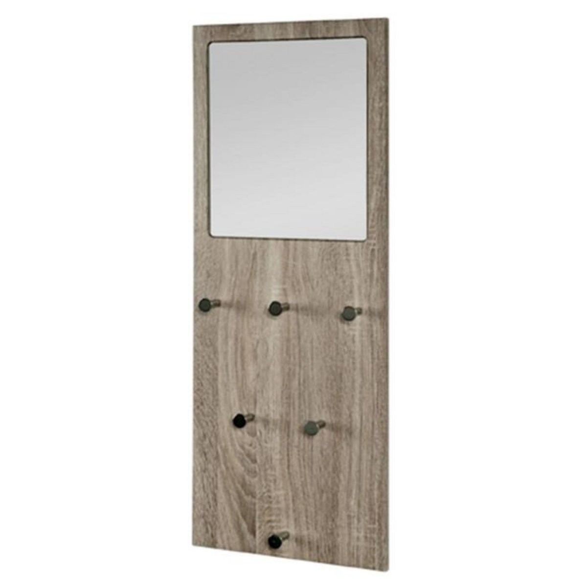 Paris Prix Patère Murale & Miroir Design  Bora  80cm Naturel