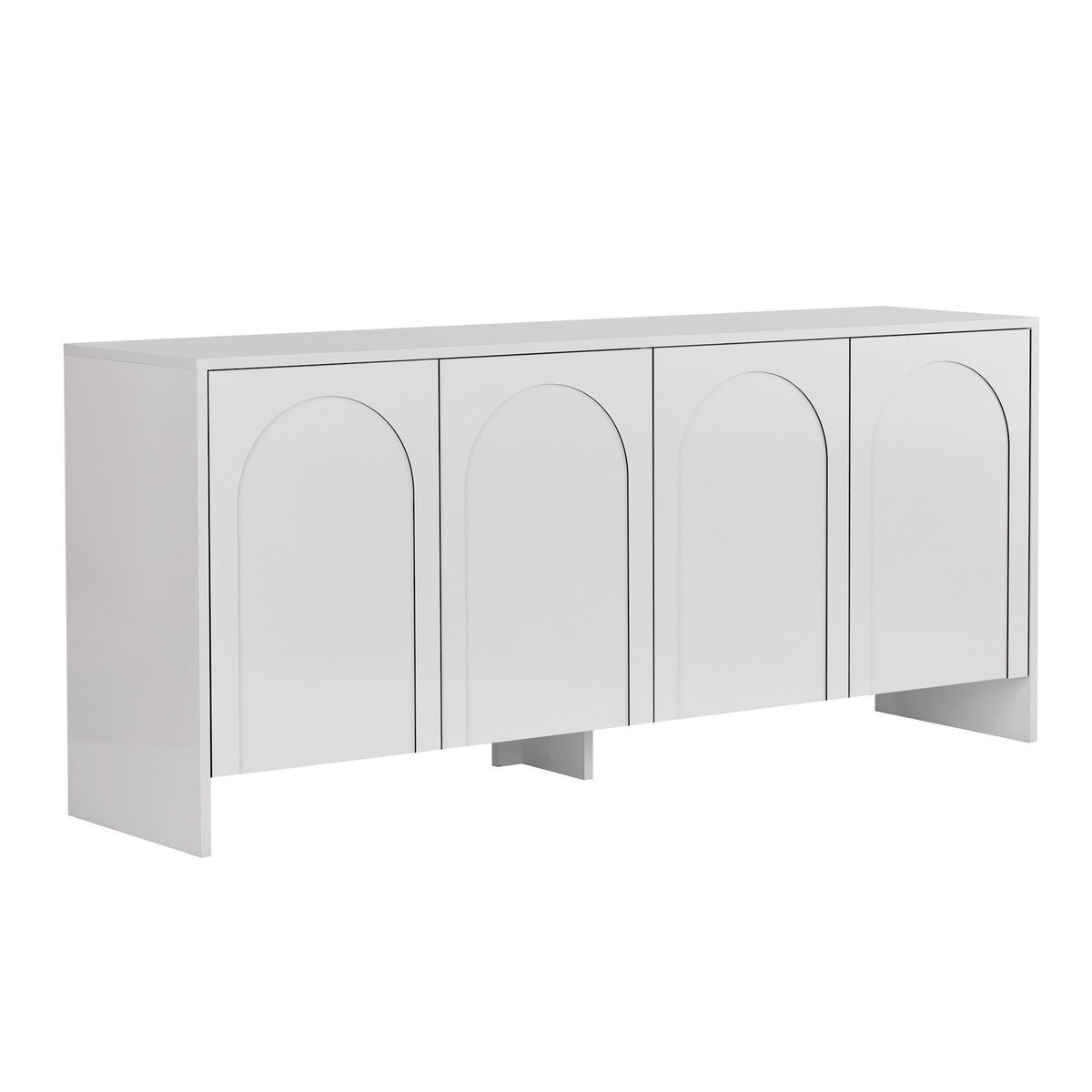 Habitat et Jardin Buffet en bois  Arlen  - 180 x 45 x 80 cm - Blanc