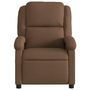 Voir la diapositive 3 : VIDAXL Fauteuil inclinable Marron Tissu
