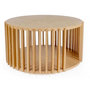 Voir la diapositive 1 : Paris Prix Table Basse Ronde Design  Drume  83cm Chêne