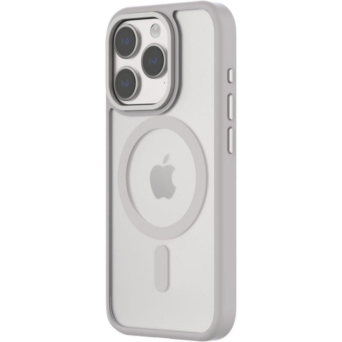 Qdos Coque bumper Iphone 15 Pro MagSafe Hybrid SNAP Blanc