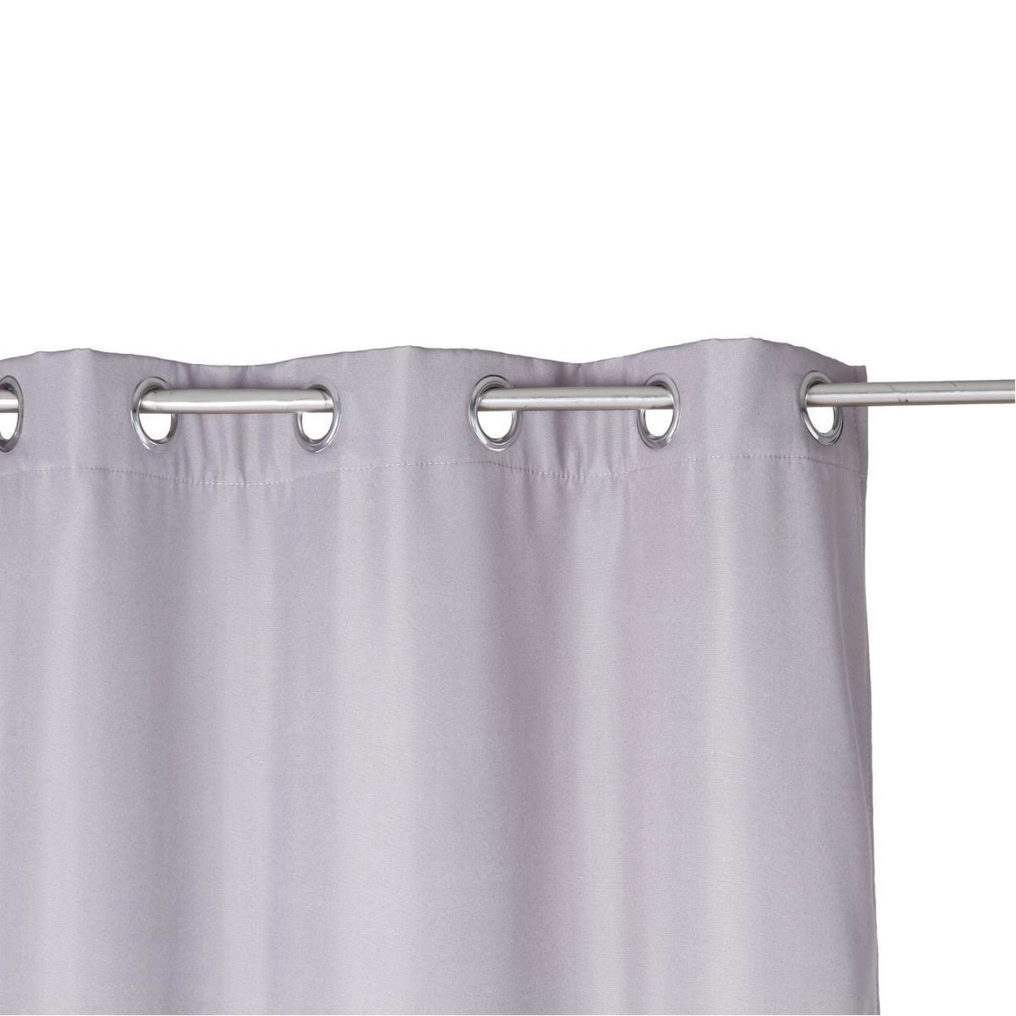 Voir la diapositive 2 : ATMOSPHERA Rideau isolant à œillets  eliat  140x260cm gris