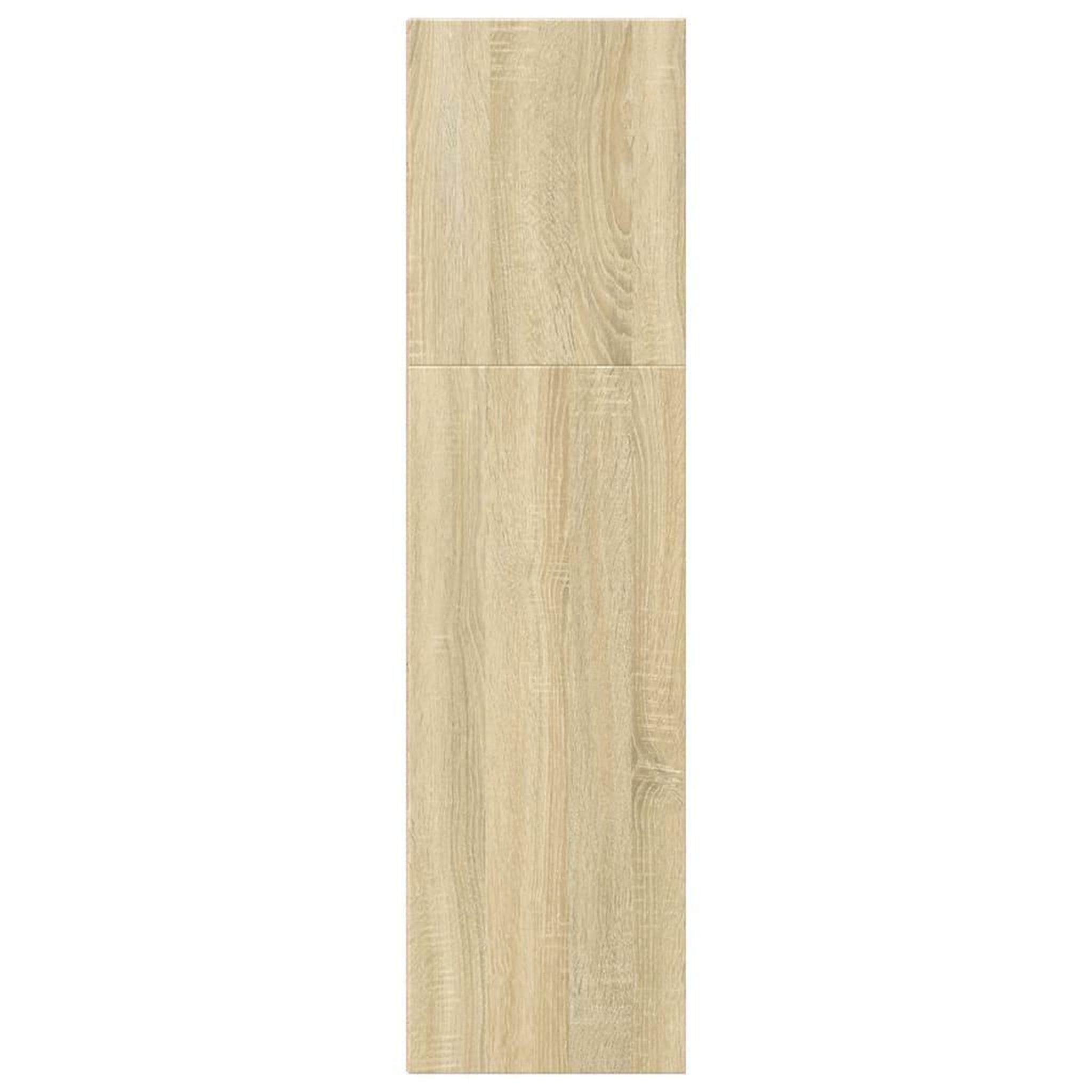Voir la diapositive 5 : VIDAXL Bibliotheque chene sonoma 40x30x114 cm bois d'ingenierie