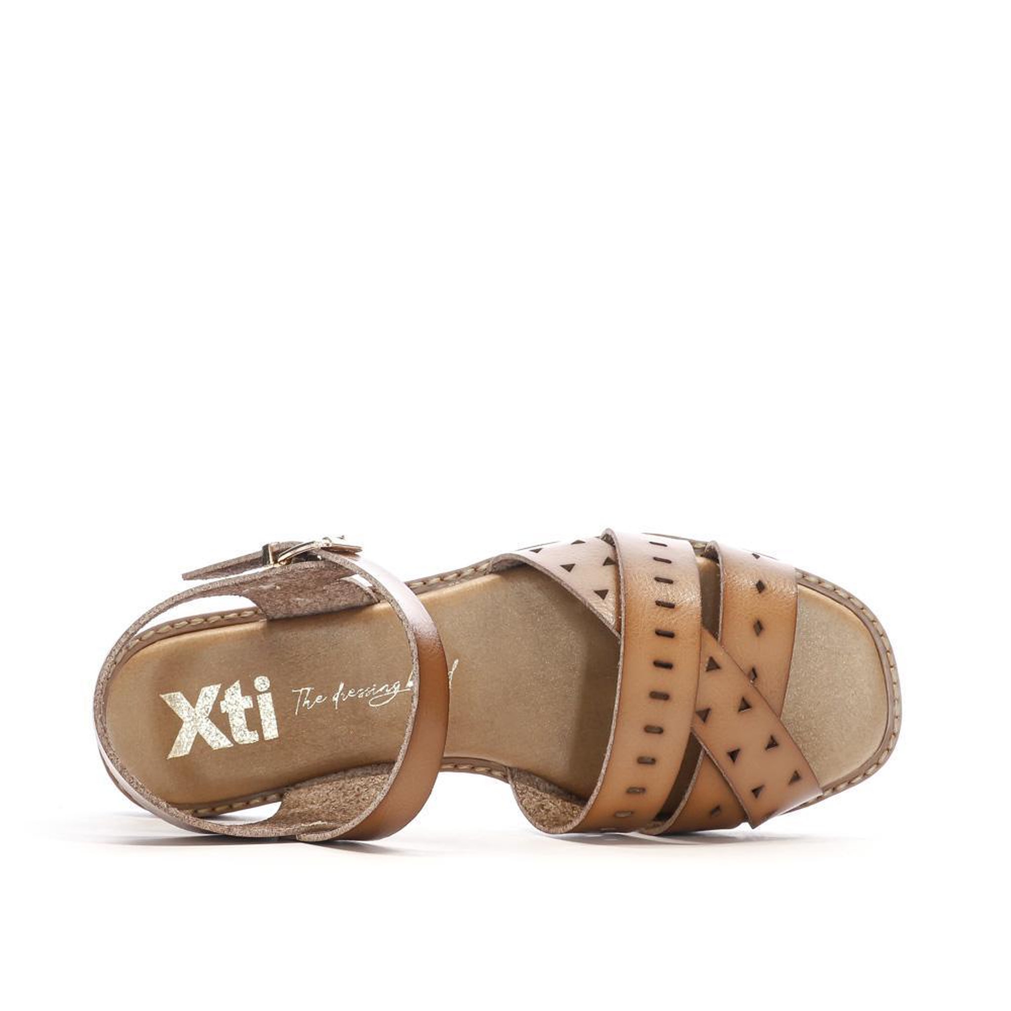 Voir la diapositive 4 : XTI Sandales Camel Femme Xti 143868