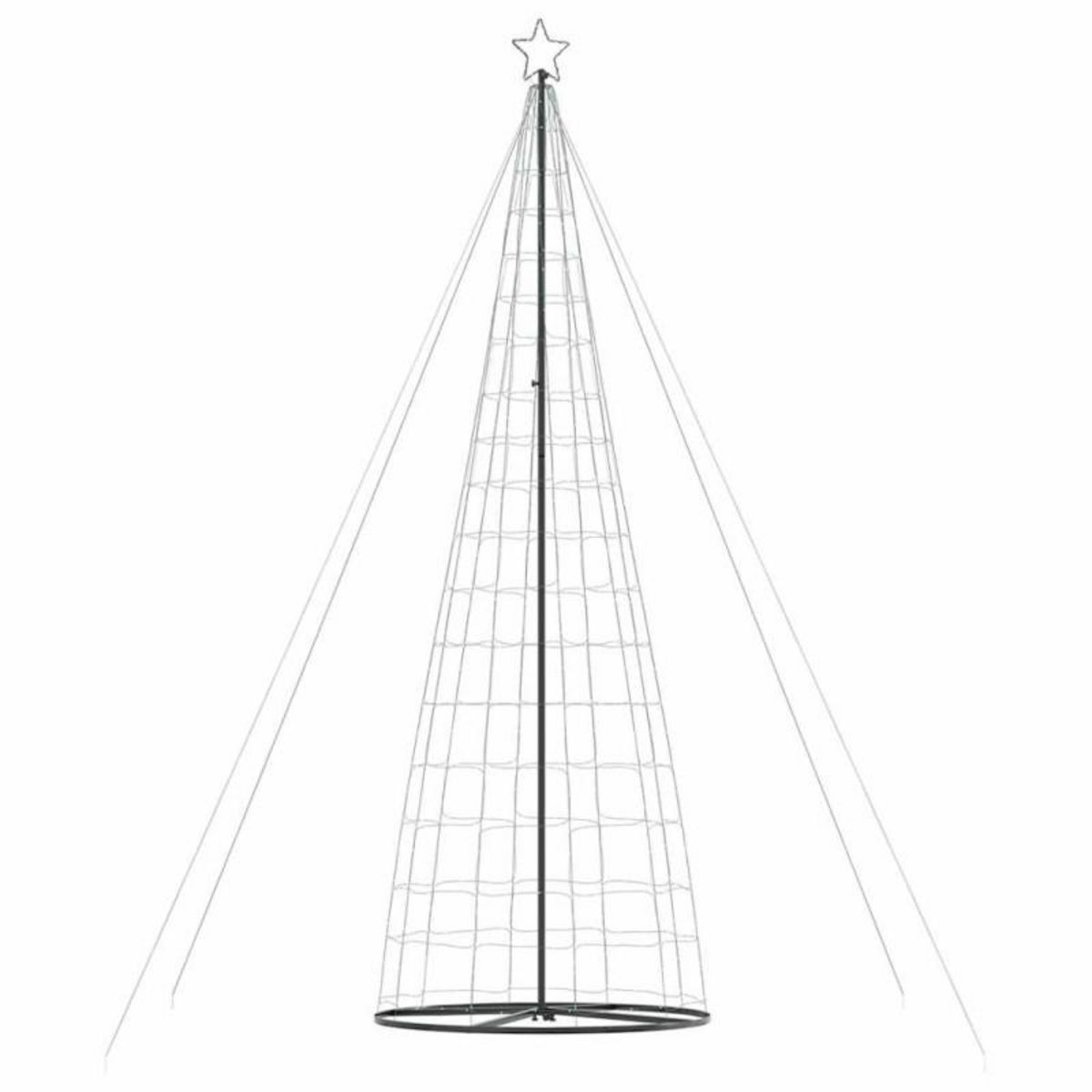 VIDAXL Arbre de Noël lumineux conique 1534 LED bleu 503 cm