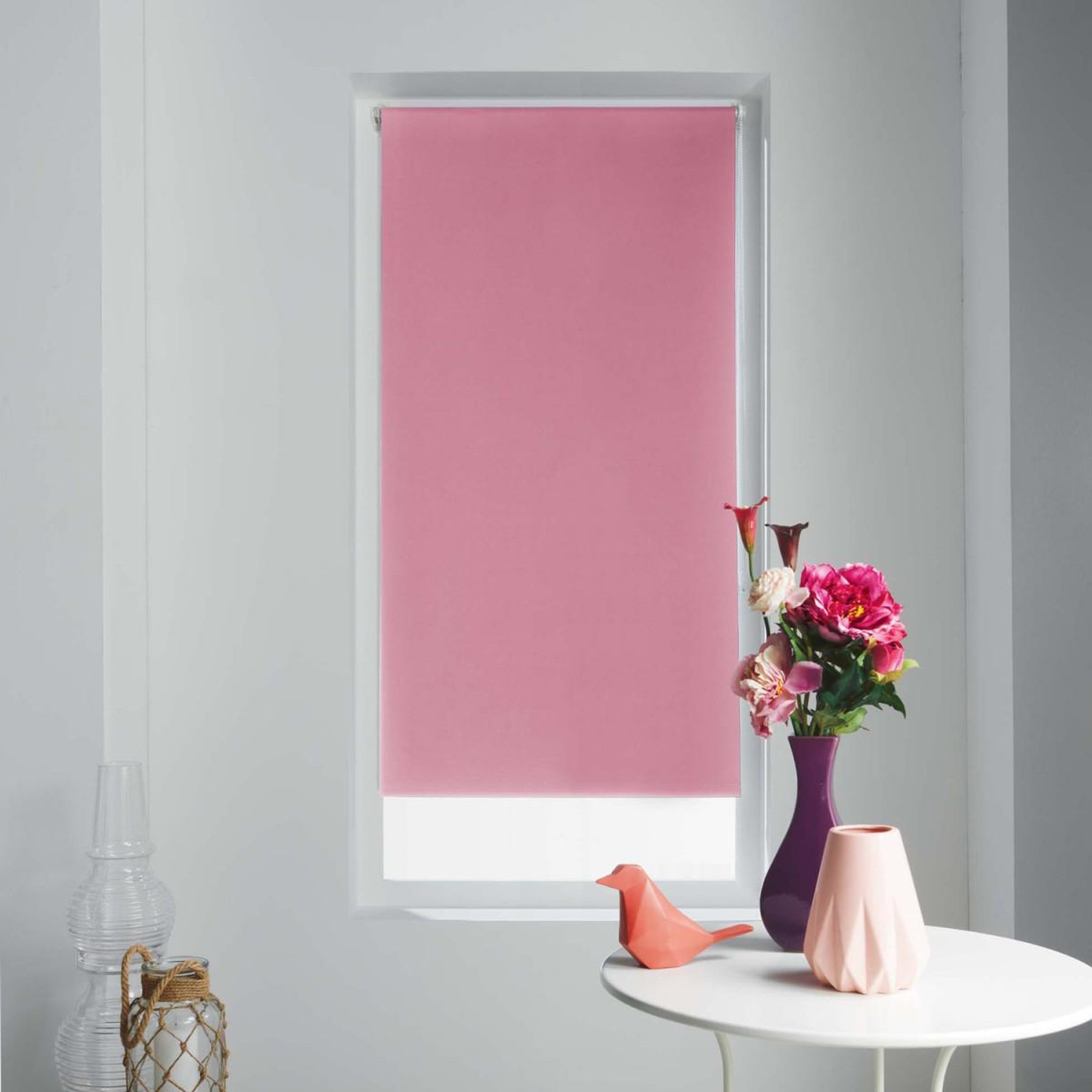 Douceur d'Intérieur Store enrouleur occultant  occult  60x180cm rose
