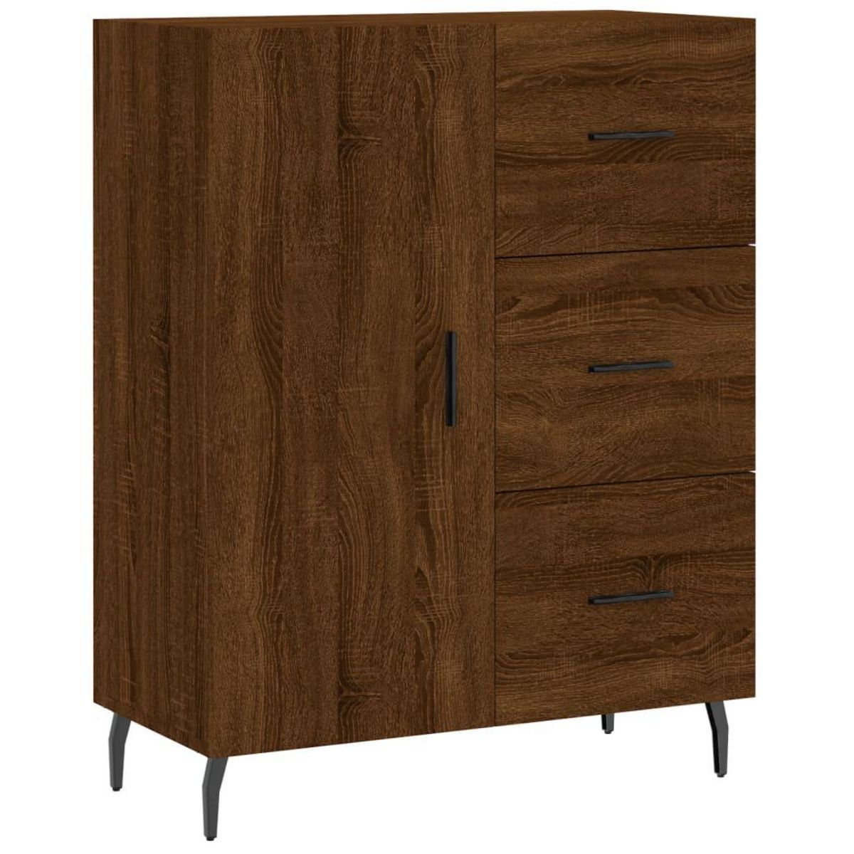 VIDAXL Buffet chene marron 69,5x34x90 cm bois d'ingenierie