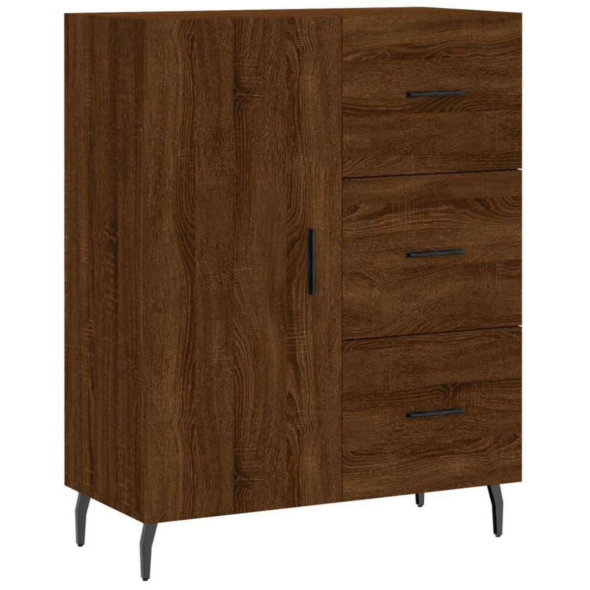 VIDAXL Buffet chene marron 69,5x34x90 cm bois d'ingenierie
