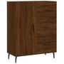 Voir la diapositive 2 : VIDAXL Buffet chene marron 69,5x34x90 cm bois d'ingenierie
