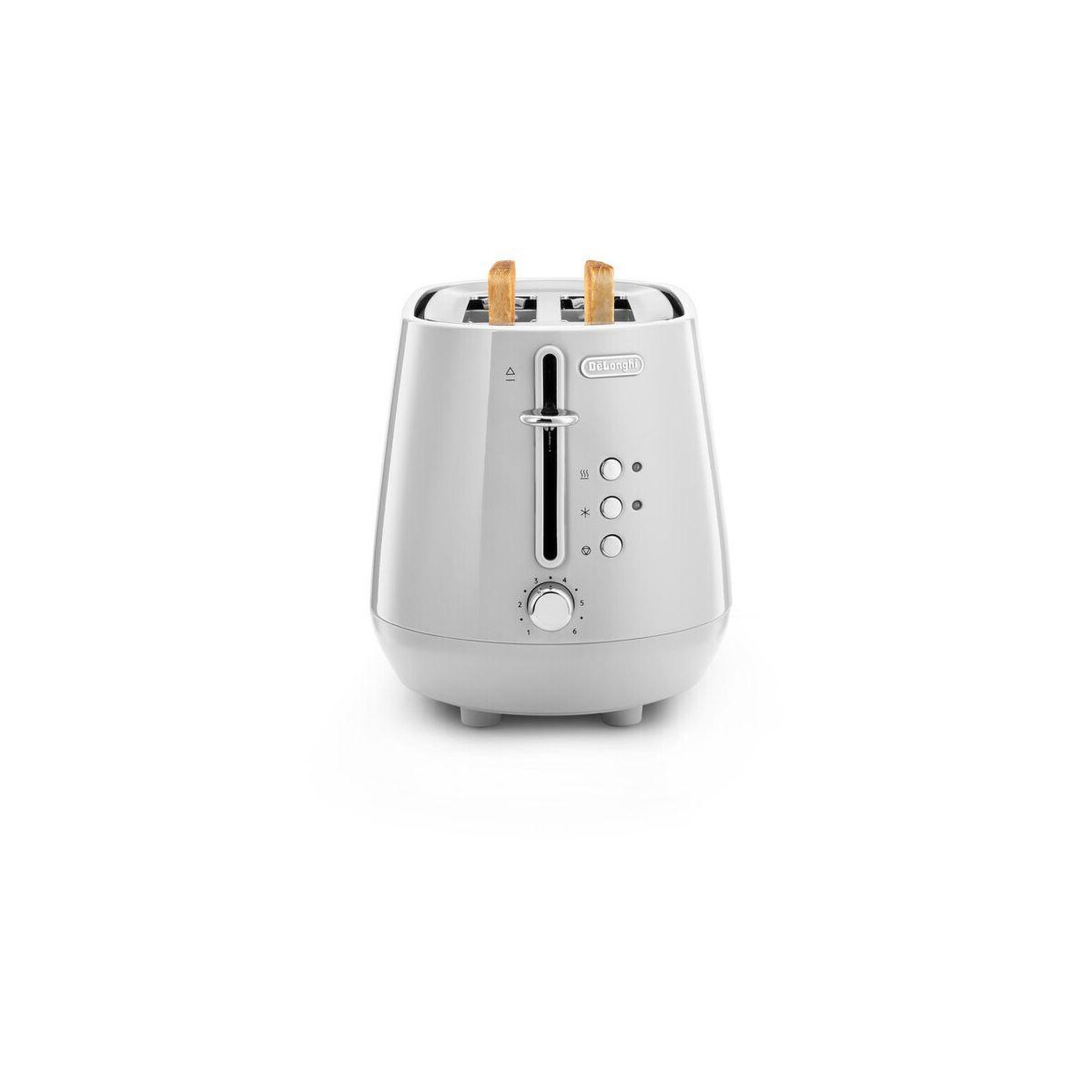 Voir la diapositive 4 : DELONGHI Grille-pain eclettica blanc cty2103.w