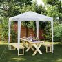 Voir la diapositive 1 : VIDAXL Tente de reception 2x2 m Blanc