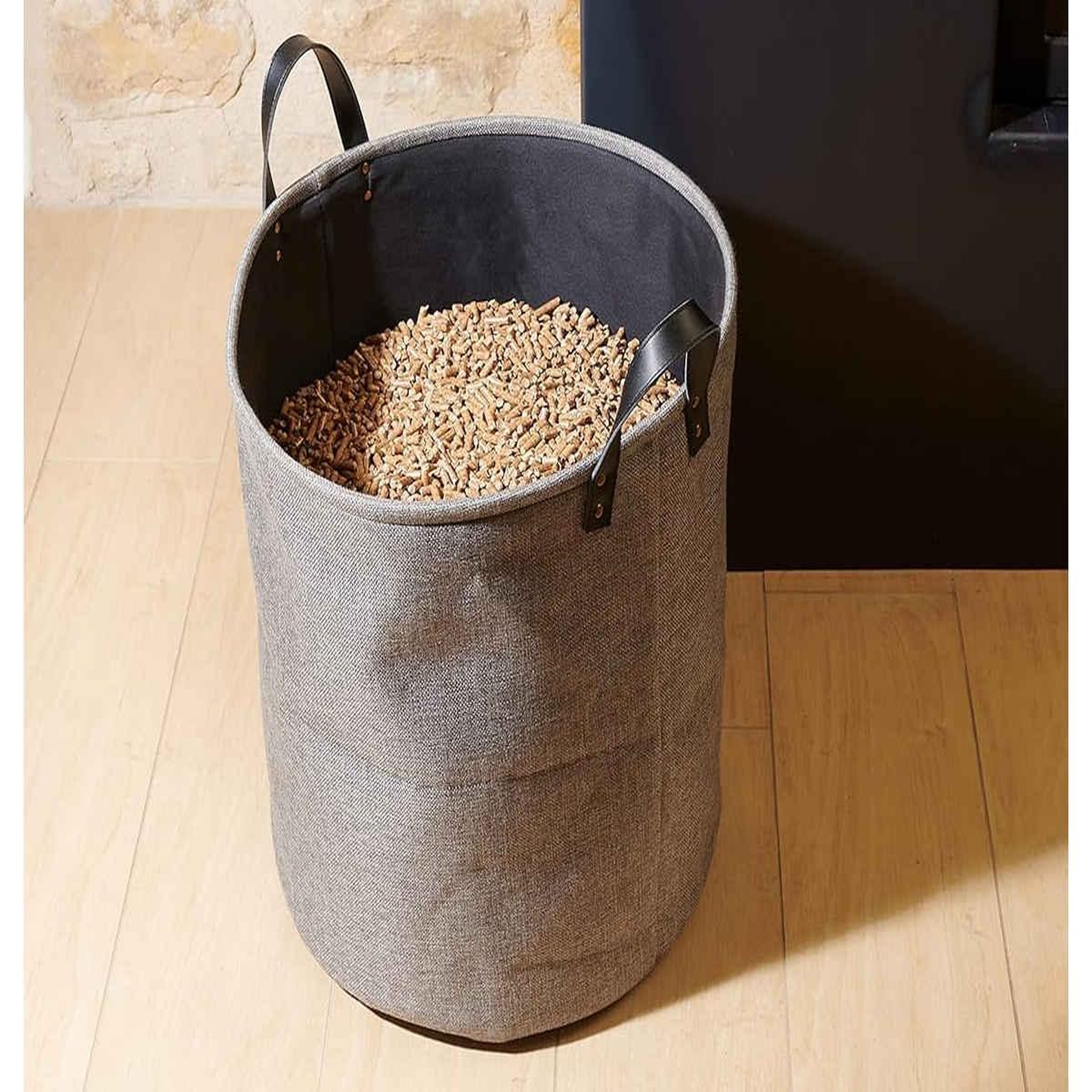 Voir la diapositive 2 : Eda Sac à granulés tissu souple 60l jura montania - ø 44 x 45 cm - eda