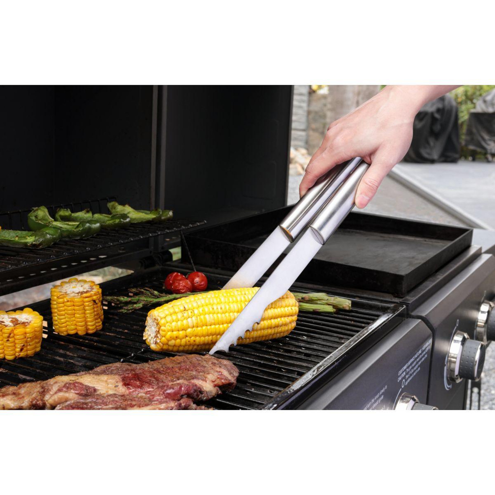 Voir la diapositive 4 : ESSENTIEL B Ustensile barbecue malette set 5 pièces
